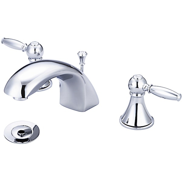 Central Brass Two Handle Widespread Bathroom Faucet, Polished Chrome 81172-D12AL1 - main
